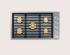 Dacor DTG36M955FS/DA 36-Inch Gas Cooktop Contemporary Silver Stainless Natural Gas Liquid Propane