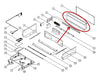 Dacor 3 Backsplash Assembly - 13346