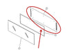 Dacor Glass Back Panel Assembly - 27617B