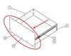 Dacor Wall Oven, Warming Oven Crankshaft - 36512