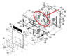 Dacor Sleeve Rear Panel, Sl - DE81-04019A