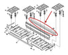 Dacor Rear Island Trim - 36963