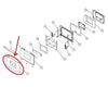 Dacor Pc30 Door Glass Assembly - 66100