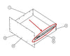 Dacor Left Hand Slide Rail - 82282