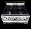 Dacor DR30GFS/LP 30 Inch Freestanding Gas Range with Convection