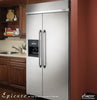 Dacor EF48DBSS 48 Inch Built-in Side by Side Refrigerator with 29.7 cu. ft. Capacity
