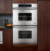 Dacor EORD230B 30 Inch Double Electric Wall Oven with 3.9 cu. ft. Pure Convection Upper/Lower Ovens
