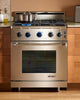 Dacor ER30GSCH/LP/H 30 Inch Pro-Style Gas Range with 4.04 cu. ft. Manual Clean Convection Oven