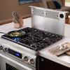 Dacor DR30DI/LP/H 30 Inch Pro-Style Slide-in Dual-Fuel Range with 4 Sealed/Simmer Burners