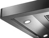 Dacor DHI542 54 Inch Island Mount Range Hood with 1200 CFM Internal Blower
