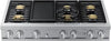 Dacor DTT48T963GM 48 Inch Gas Rangetop With Built-in Griddle - Transitional / Graphite Stainless / Natural Gas & Liquid Propane