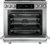 Dacor HDER36S/NG/H 36 Inch Dual-Fuel Epicure Range with SimmerSearâ„¢ Burners