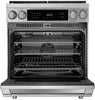 Dacor HDPR30S/LP 30 Inch Freestanding Professional Dual Fuel Range With 4 Sealed Burners