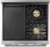 Dacor HGPR30S/NG/H 30 Inch Freestanding Professional Gas Range with 4 Sealed Burners