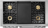 Dacor HGPR48S/NG 48 Inch Freestanding Professional Gas Range with 6 Sealed Burners