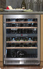 Dacor EF24RWCZ2SS 24 Inch Dual Zone Wine Cellar with 4 Pull-Out Wine Racks