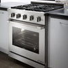 Dacor RNRP30GS/NG/H 30 Inch Freestanding Gas Range with 1 SimmerSear Burner