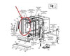 Dacor 101386 Dishwasher Seal Door Retainer