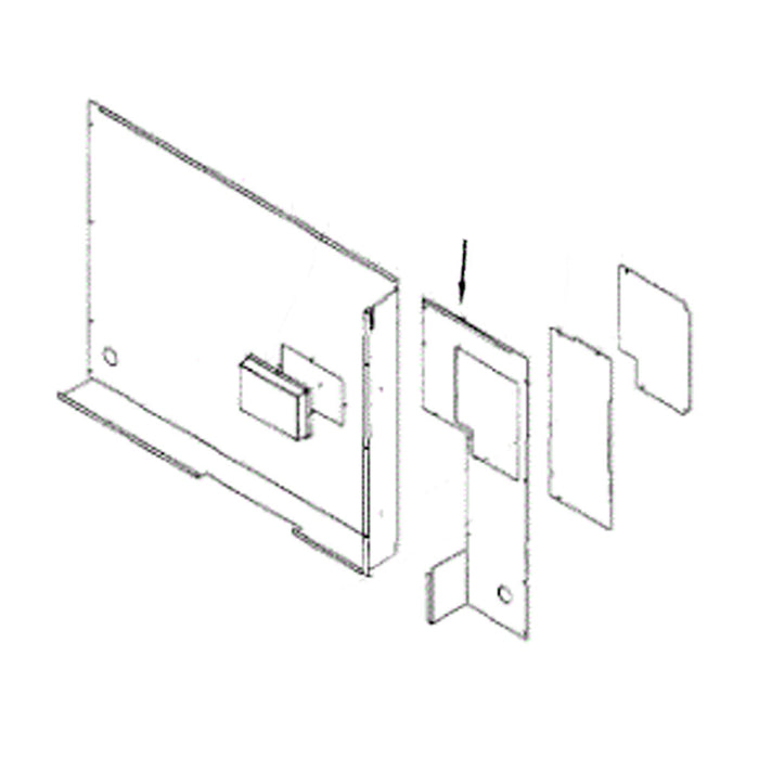 Dacor DE81-05894A Er48D Rr Right Panel