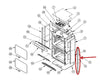 Dacor 105389-01B Wall Oven, Warming Oven Trim Post