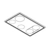 Dacor DE81-02419A Cooktop Black 36" Panel Assembly