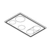 Dacor 12620 Cooktop Black 36" Panel Assembly