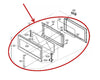 Dacor DE81-07901A Microwave Arctic Door Assembly