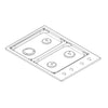 Dacor DE81-10058A Cooktop Top Frame Kit Service