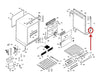 Dacor DA81-08021A Lower Handle Support Assembly