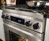 Dacor DR30DH/LP 30 Inch Pro-Style Freestanding Dual-Fuel Range with 4 Sealed/Simmer Burners