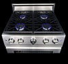 Dacor DR30GFS/LP/H 30 Inch Freestanding Gas Range with Convection