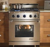 Dacor ER30GISCH/NG/H 30 Inch Freestanding Gas Range with 4.0 cu. ft. Manual Clean Oven