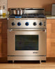 Dacor ER30GSCH/LP 30 Inch Pro-Style Gas Range with 4.04 cu. ft. Manual Clean Convection Oven