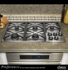 Dacor RGC365S/NG 36 Inch Gas Cooktop with 5 Sealed Burners