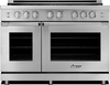 Dacor HGPR48S/LP/H 48 Inch Freestanding Professional Gas Range with 6 Sealed Burners