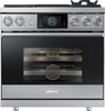 Dacor DOP36M94DHS 36 Inch Freestanding Professional Dual Fuel Smart Range with 4 Sealed Burners