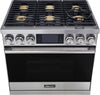 Dacor DOP36M86DLS 36 Inch Smart Pro Dual Fuel Range with Steam-Assist Oven