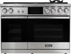 Dacor DOP48M86DLS 48 Inch Freestanding Professional Dual Fuel Smart Range with 6 Sealed Burners