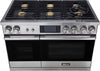 Dacor DOP48M86DPS 48 Inch Freestanding Professional Dual Fuel Smart Range with 6 Sealed Burners