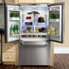 Dacor DTF36FCS 36 Inch French Door Refrigerator with BlueV Ultraviolet Lighting