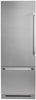 Dacor DYF30BFBSL 30 Inch Fully Integrated Bottom-Freezer with 15.5 cu. ft. Capacity
