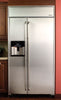 Dacor EF48BDCBSS 48 Inch Built-in Side by Side Refrigerator with External Ice/Water Dispenser and Adjustable Door Stop: Stainless Steel