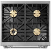 Dacor HDPR30C/NG/H 30 Inch Freestanding Professional Dual Fuel Range With 4 Sealed Burners