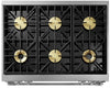 Dacor HDPR36C/LP 36 Inch Freestanding Professional Dual-Fuel Range with 6 Sealed Burner