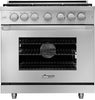Dacor HGPR36S/LP 36 Inch Pro Gas Range with 6 Sealed Burners