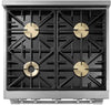 Dacor HGPR36S/LP/H 36 Inch Pro Gas Range with 6 Sealed Burners