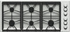 Dacor HPCT466GS/NG 46 Inch Gas Cooktop with 6 Sealed Burners