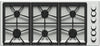 Dacor HPCT466GS/LP 46 Inch Gas Cooktop with 6 Sealed Burners