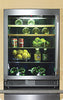 Dacor EF24LBCSS 24 Inch Beverage Center with 2 Pull-Out Wine Racks