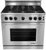 Dacor ER36GISCH/LP/H 36 Inch Freestanding Gas Range with 5.4 cu. ft. Manual Clean Oven